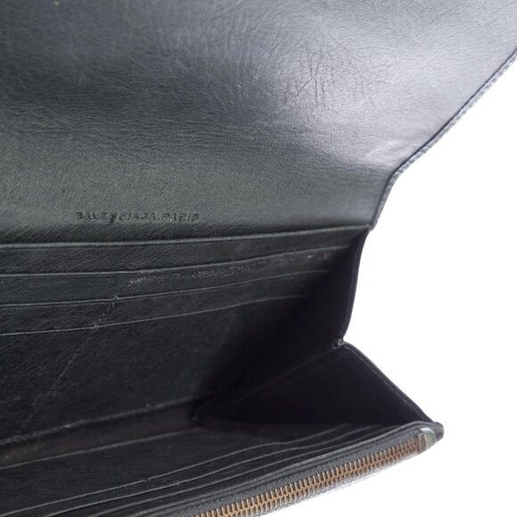 Balenciaga Classic Money Leather Continental Wallet - Picture 3 of 3